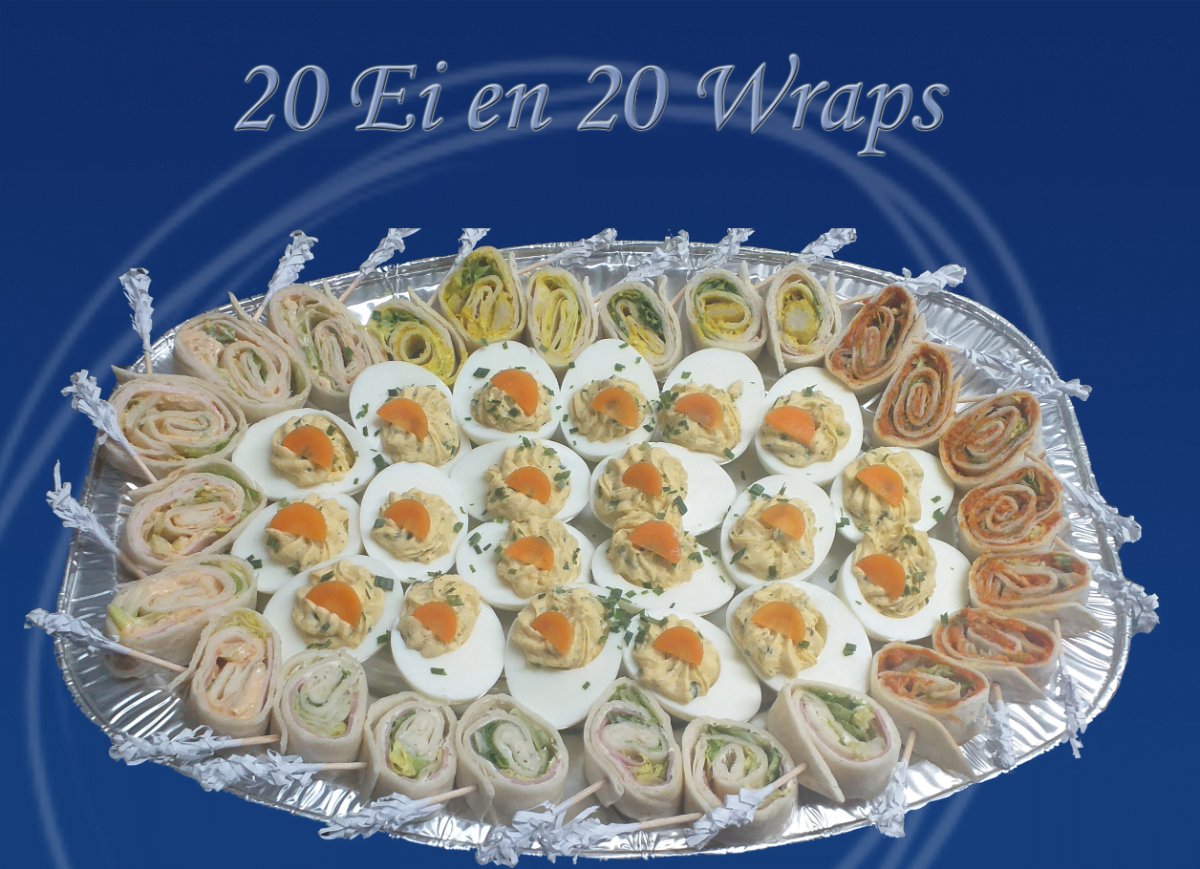 Bestel Online: 20 eieren + 20 wraps - Design en Fotografie